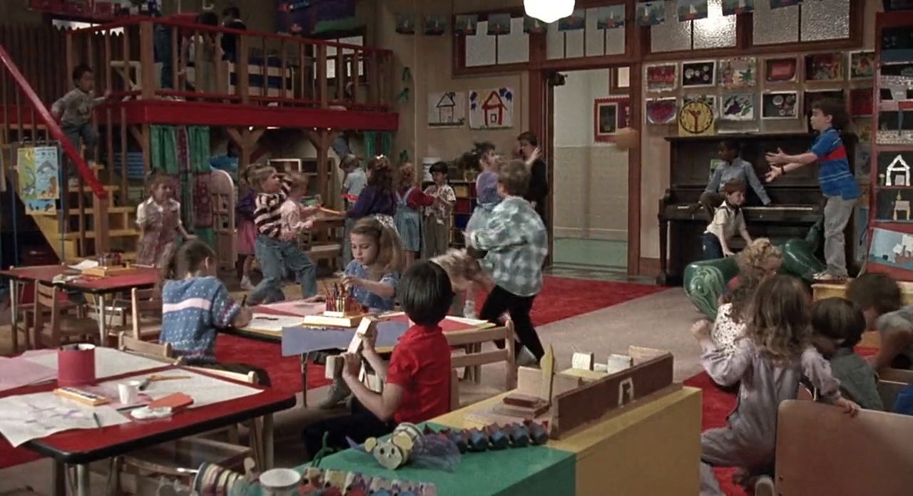 Kindergarten Cop scene outside John Jacob Astor Elementary School