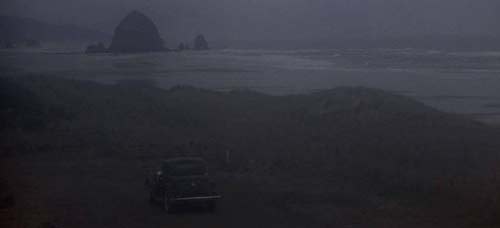 Haystack Rock and Cannon Beach in the opening of 1941