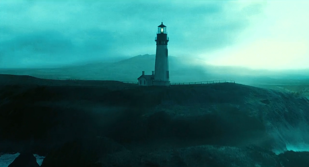 Moesko Island lighthouse sequence in The Ring