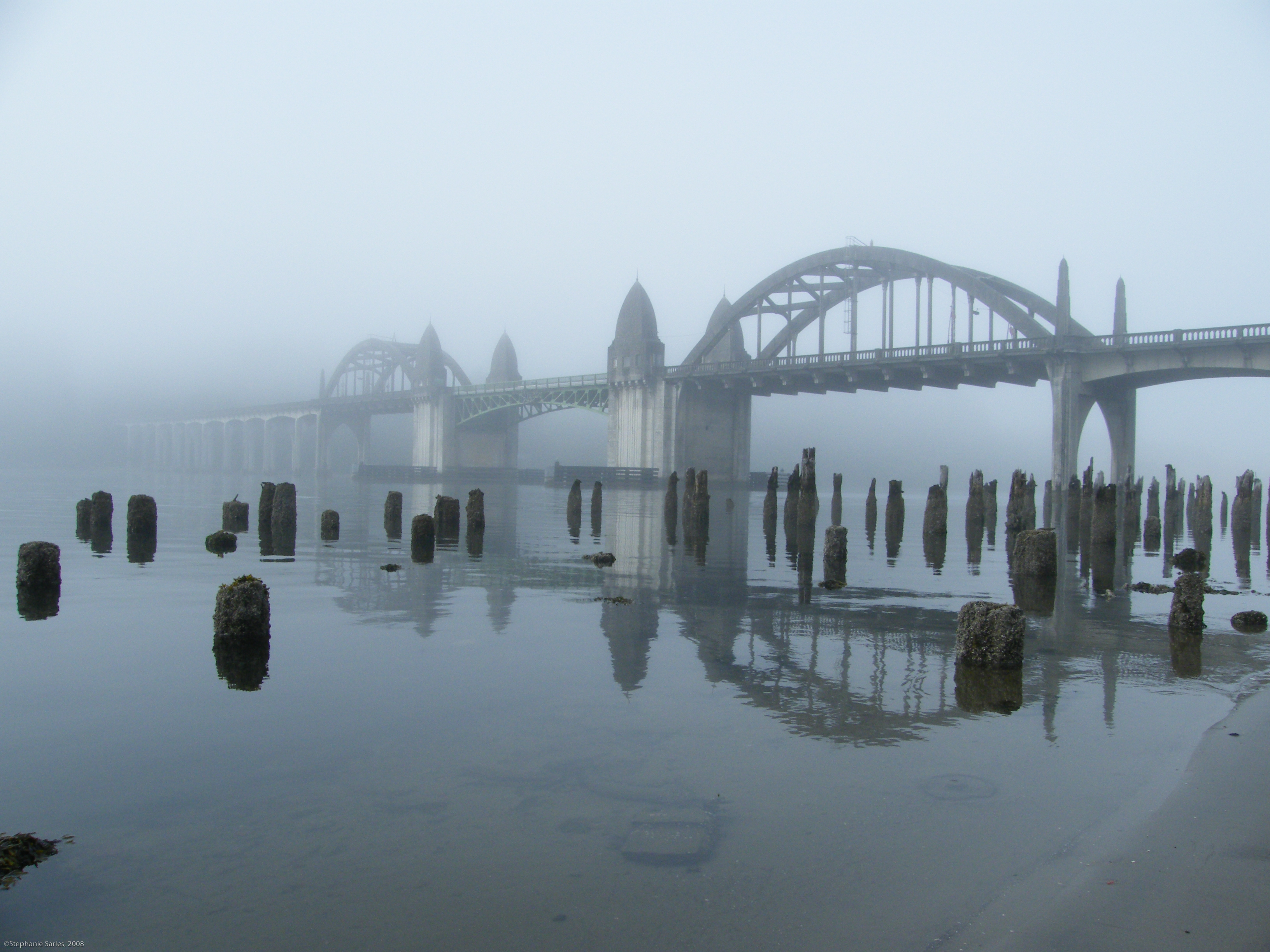 Morning Fog in Florence, Oregon florence oregon