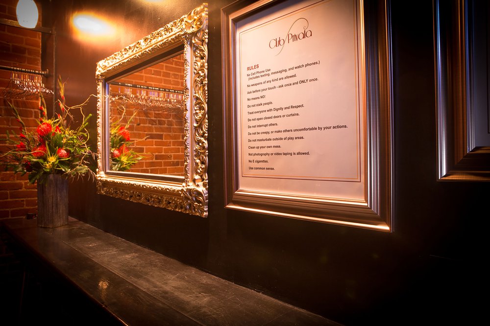 Club Privata interior in Portland, Oregon