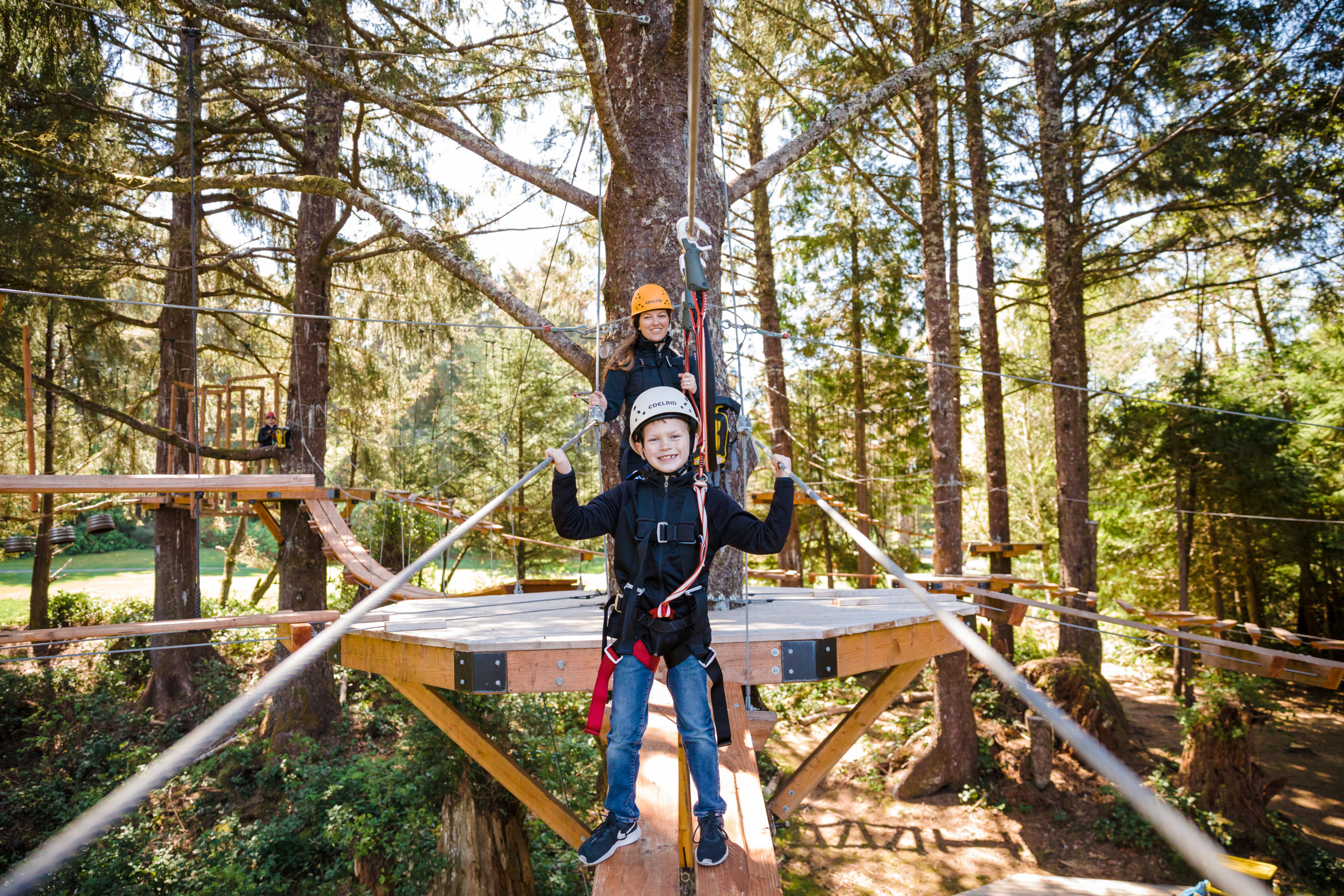 aerial park salishan resort Lincoln City Gleneden Beach Oregon