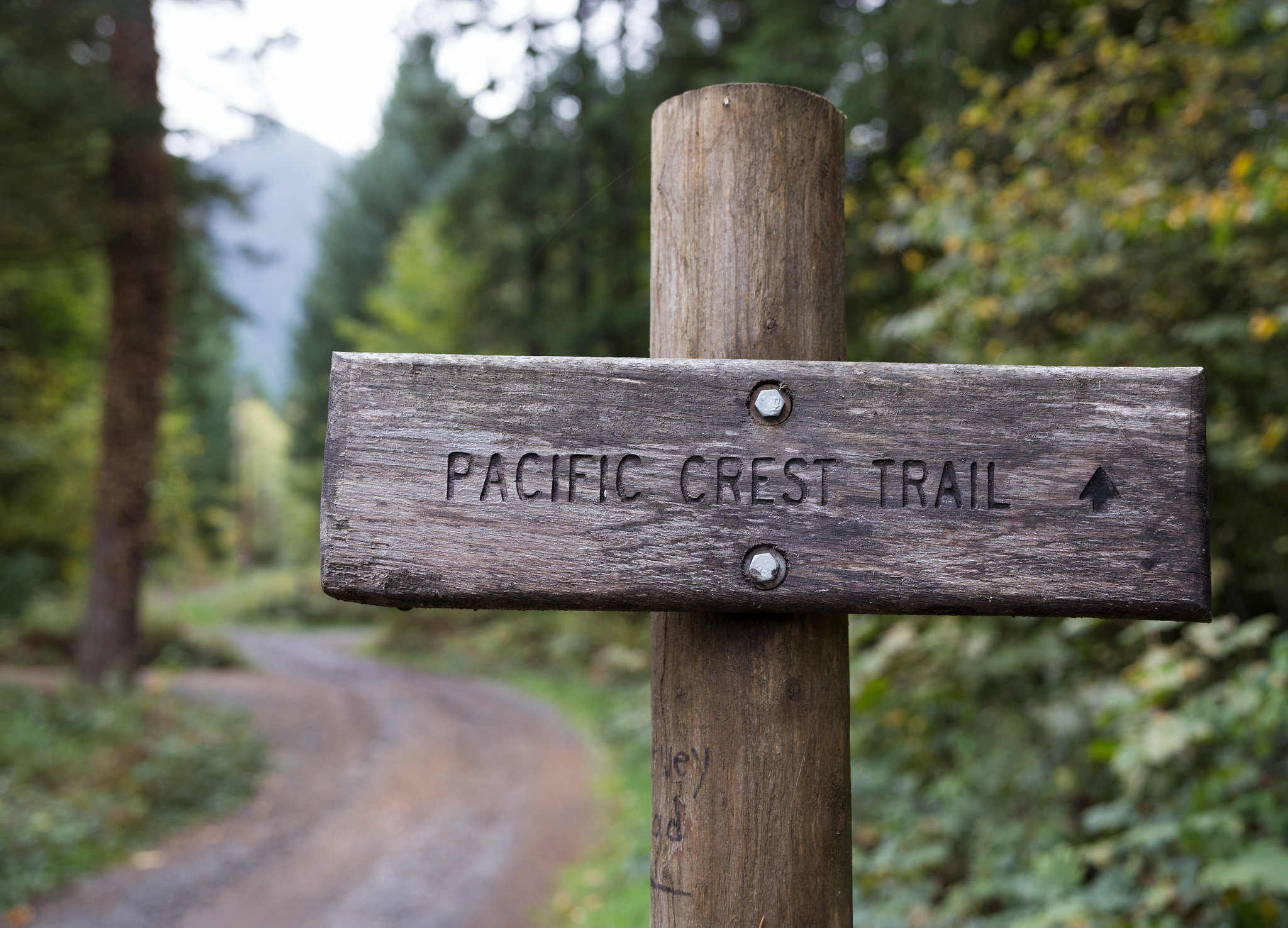 Pacific Crest Trail Sign. Photo by Jonathan Miske via Flickr CC2.