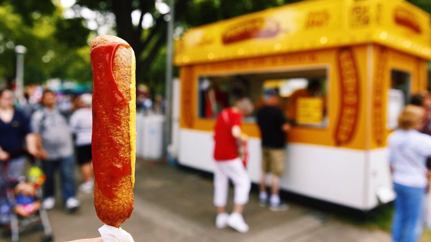 corn dog invented in oregon