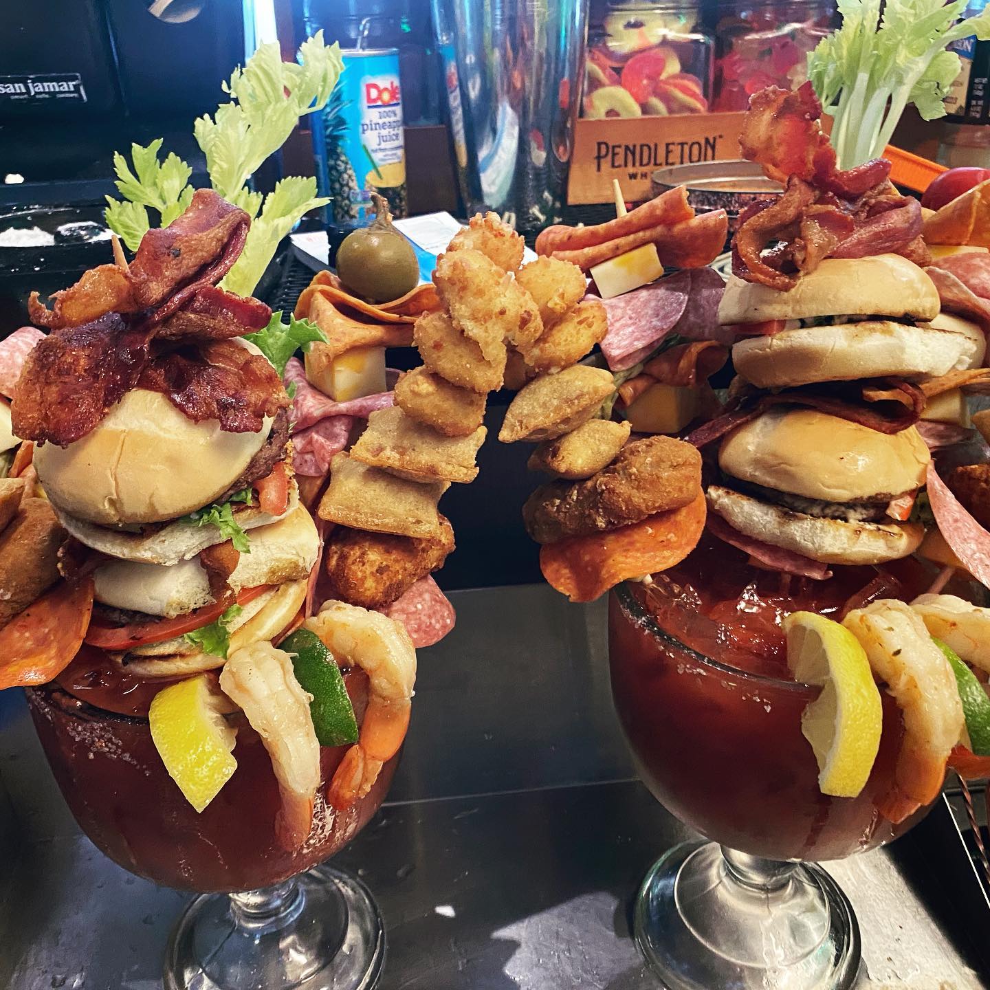 Bloody Marys in Oregon Gryffs Pub
