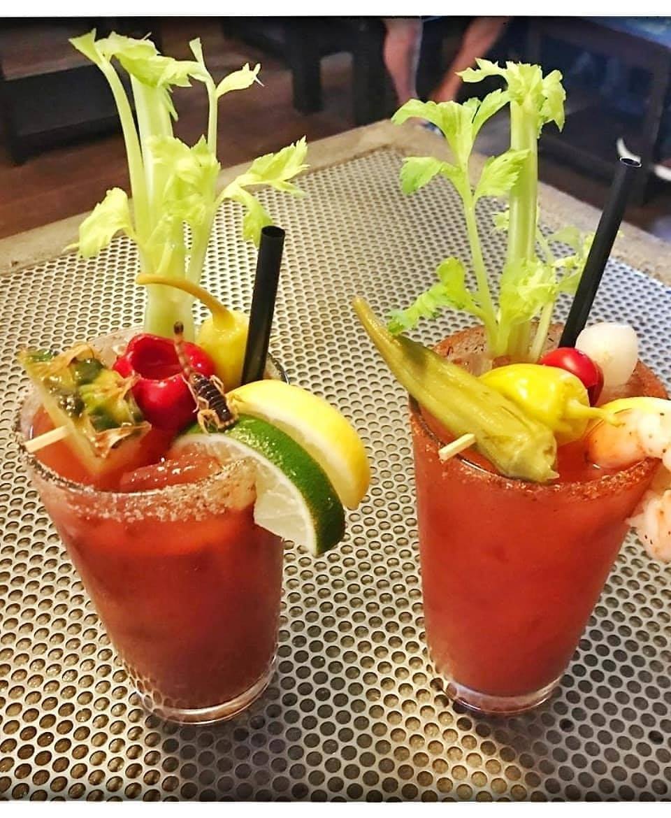 Bloody Marys in Oregon Genie's Cafe
