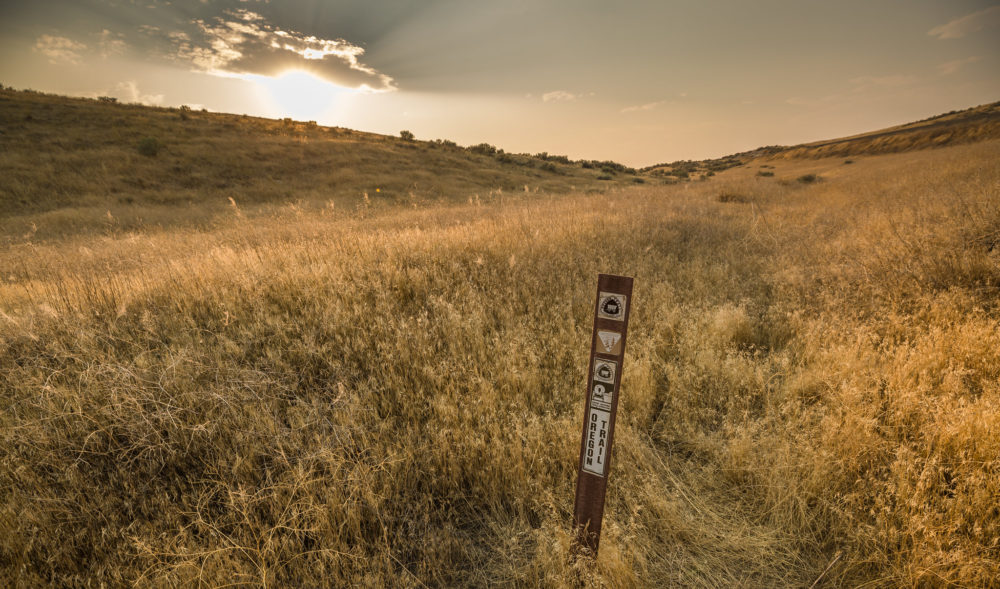 keeney pass oregon trail road trip