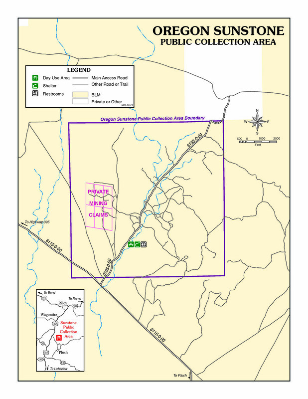 A map of the public collection area.
