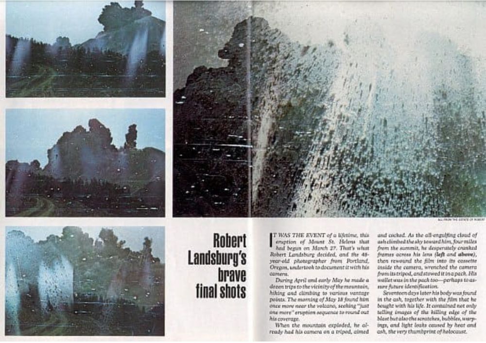 Mt. St. Helens, Volcanic Eruption, May 18 1980, Final Images, Robert Landsburg, Reid Blackburn, Photographers Who Died, Legacy, History, Washington State, David Johnston, Updated 2026
