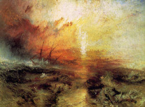 Painting of Slave Ship Sinking