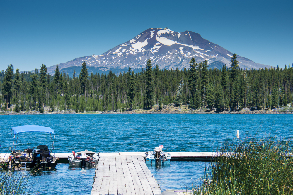 lava lake resort marina, lava lands visitor center,