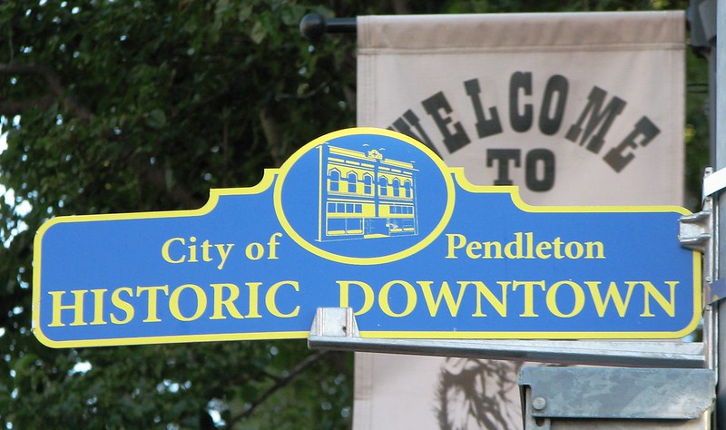 oregon, pendleton, downtown