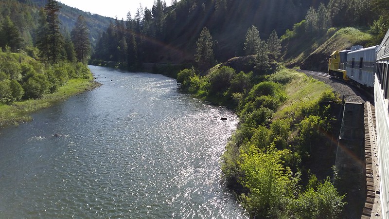 Eagle Cap Excursion Train traveling through Northeast Oregon