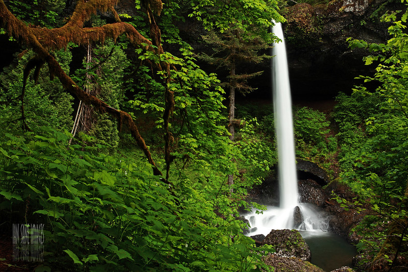 north falls, silver falls state park, oregon, waterfalls