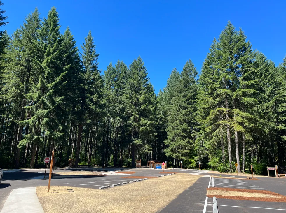 North Canyon Day Use Area, new trailhead, silver falls state park, oregon