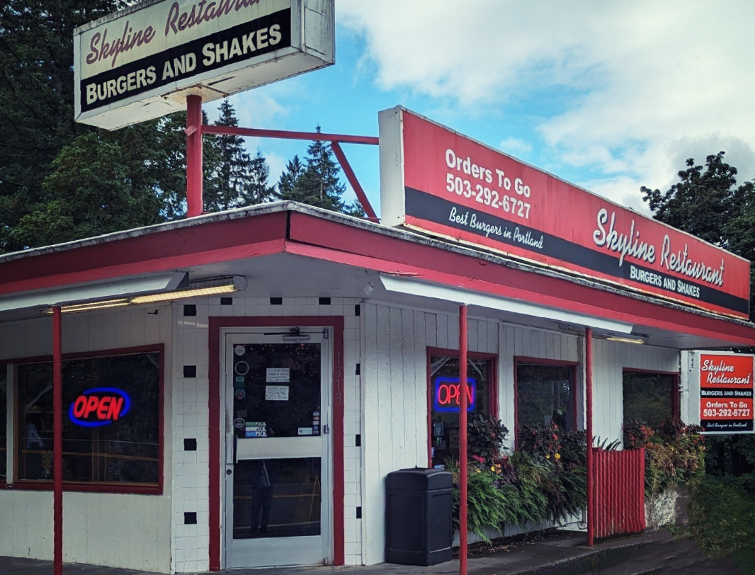 Screenshot 2023-09-28 090508 Skyline Restaurant, Portland Diners, Oregon, West Hills, Amazing Burgers, Milkshakes, Ice Cream, NW Portland Restaurants