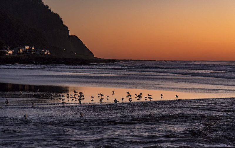 Yachats sunset.