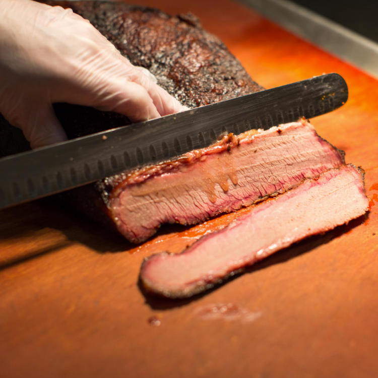 sliced brisket