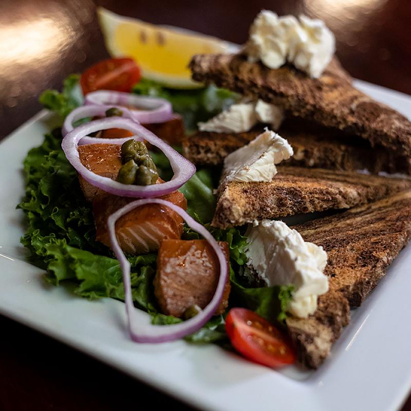 smoked salmon