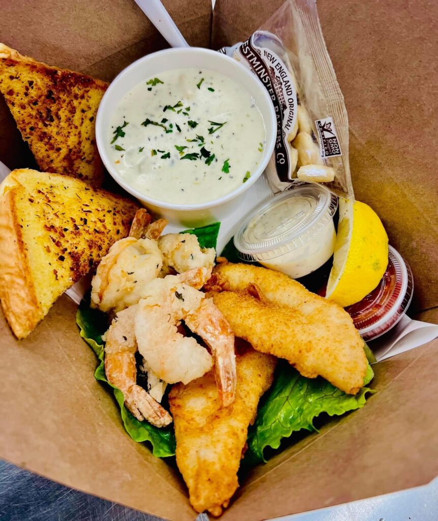 A delicious looking meal.