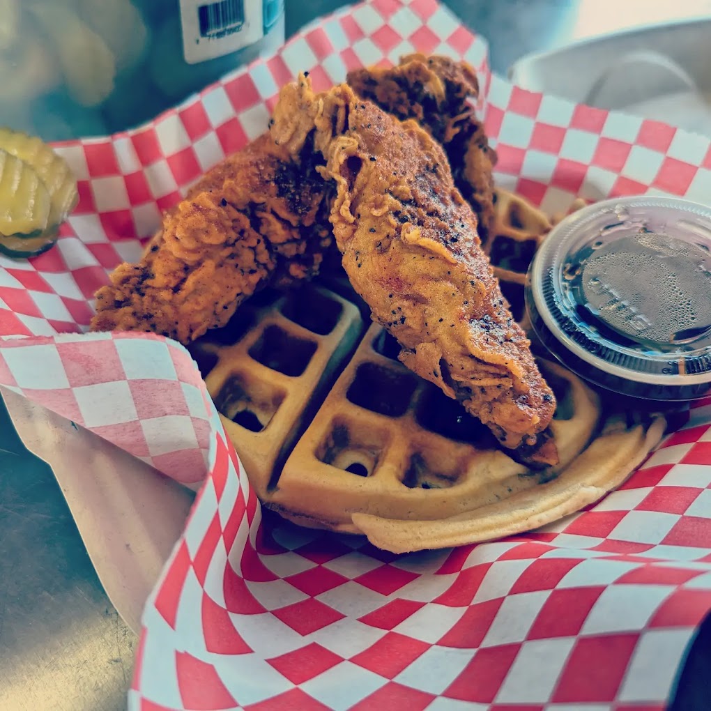 Chicken and waffles