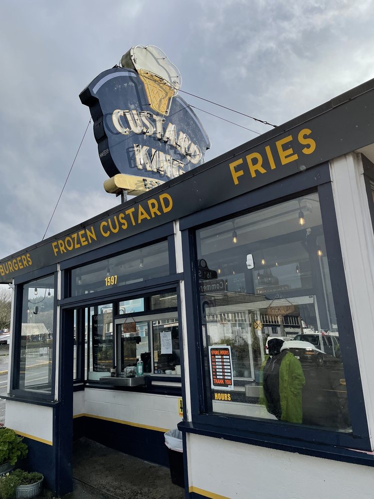 A photo of the exterior of Custard King.