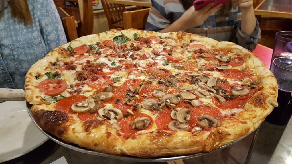 giant pizza