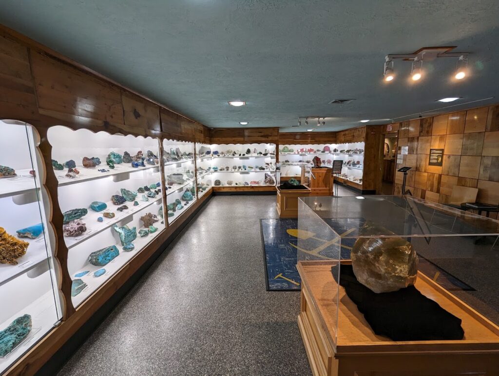 interior of museum
