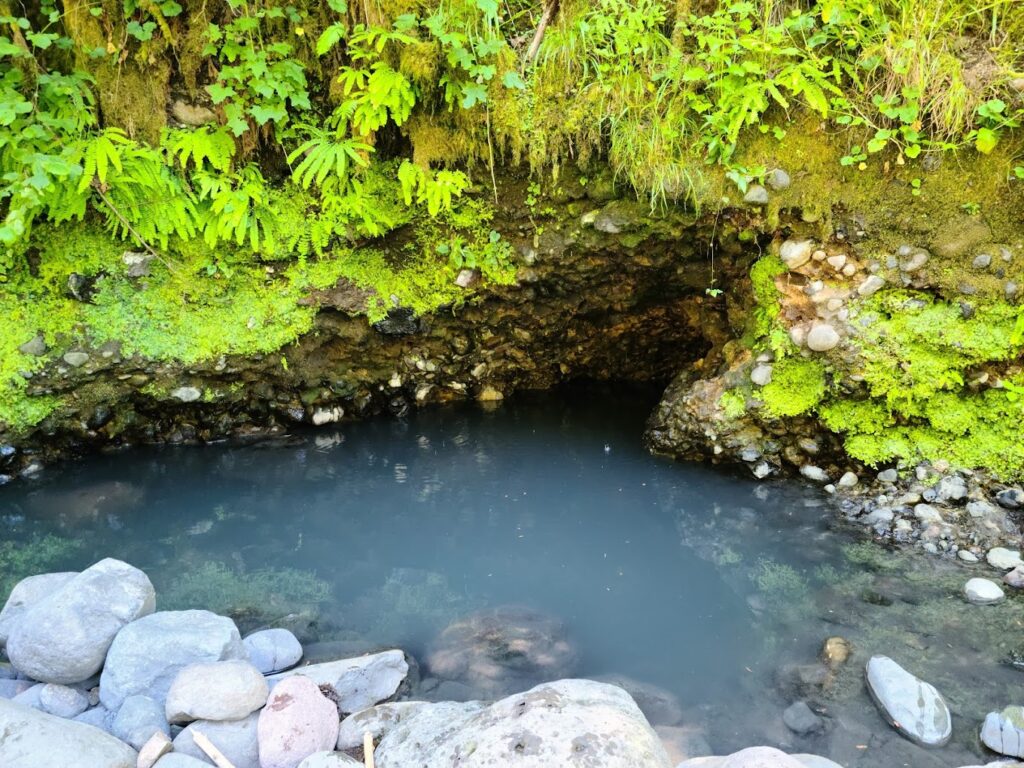 cloudy hot springs