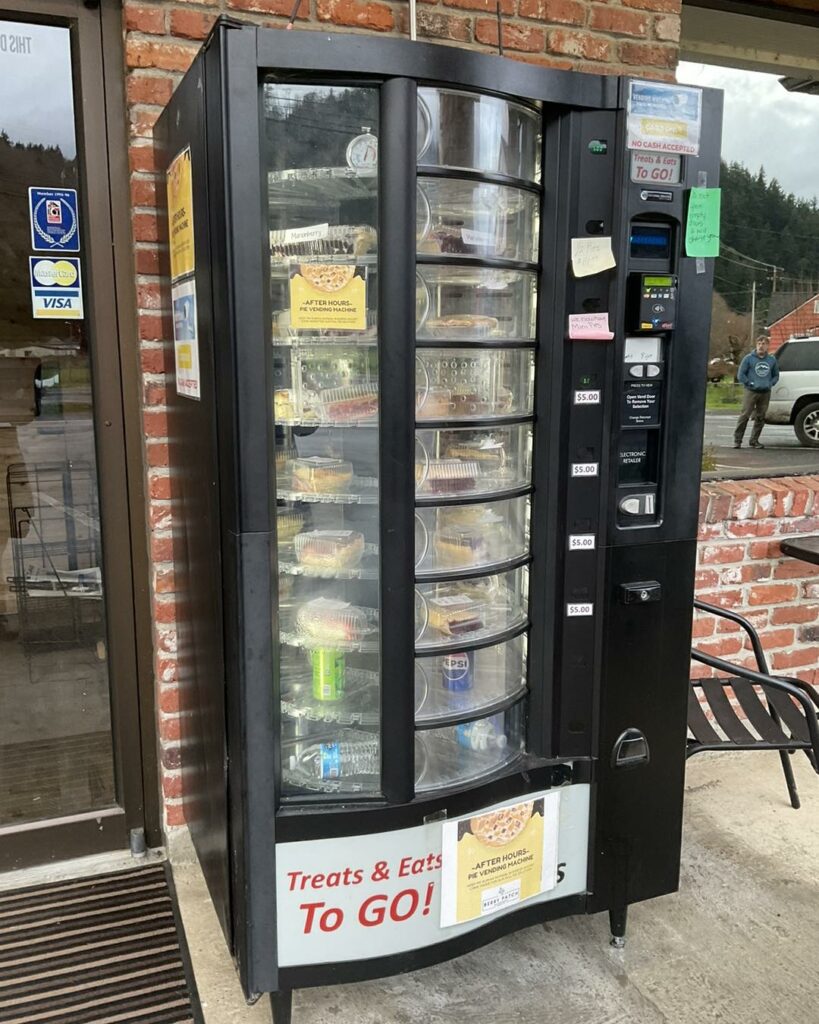 pie vending machine!