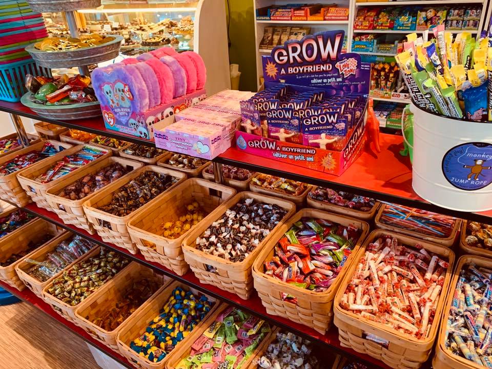 candy bins