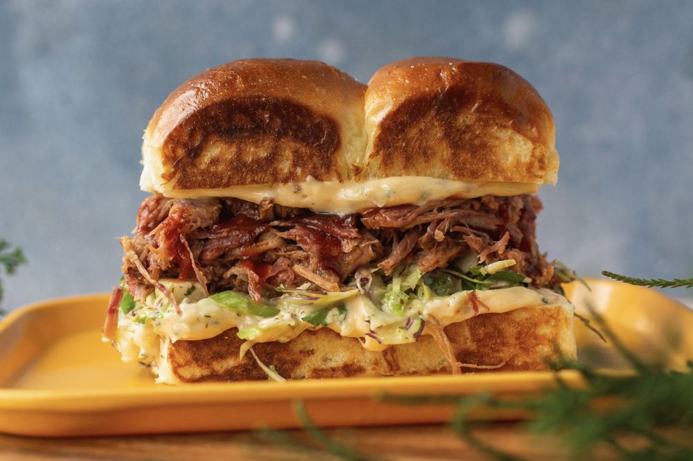 BBQ Pulled Pork Sandwich.