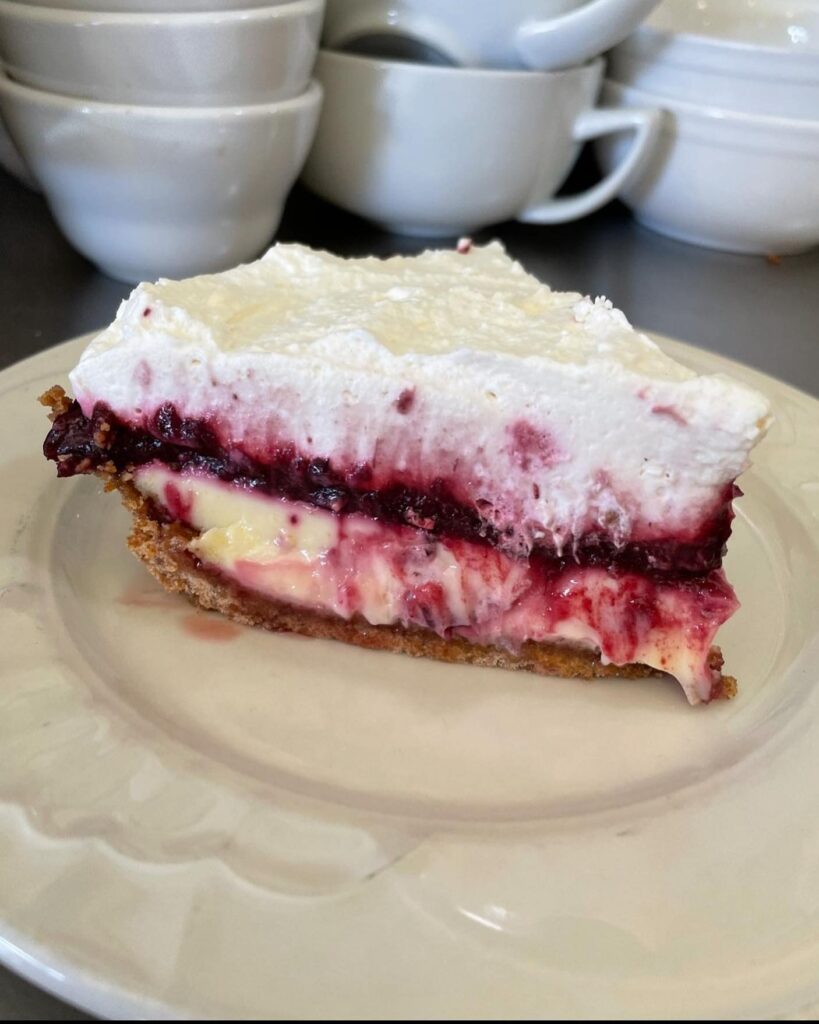 Lemon Marionberry Pie.