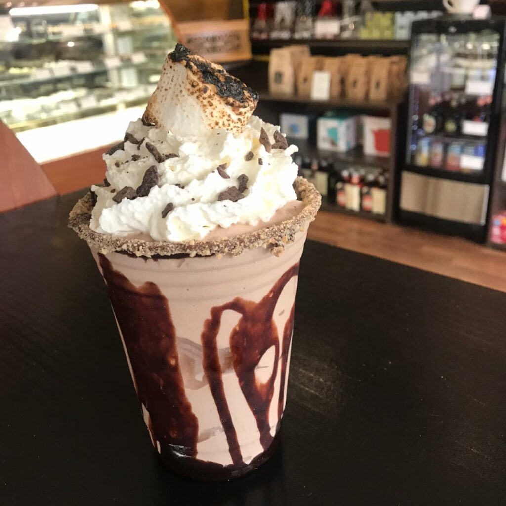 A S'mores milkshake.