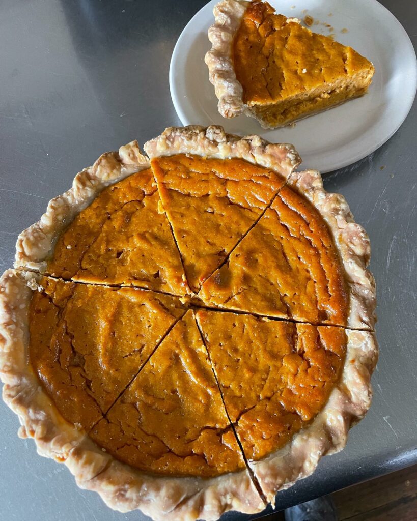 Sweet potato pie. Photo via the Bipartisan Cafe Facebook page.