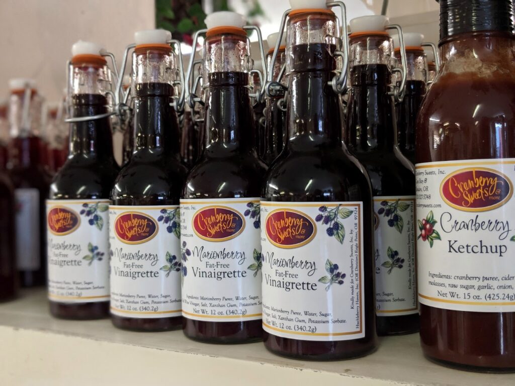 Marionberry vinaigrette,