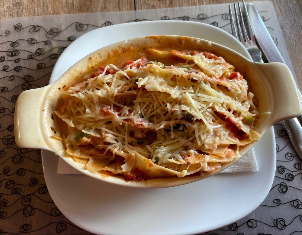 Vegetarian lasagna.