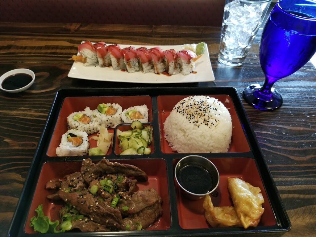 bento box and roll