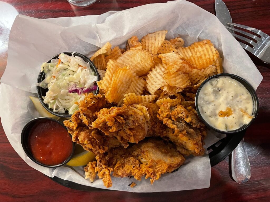 fried oysters