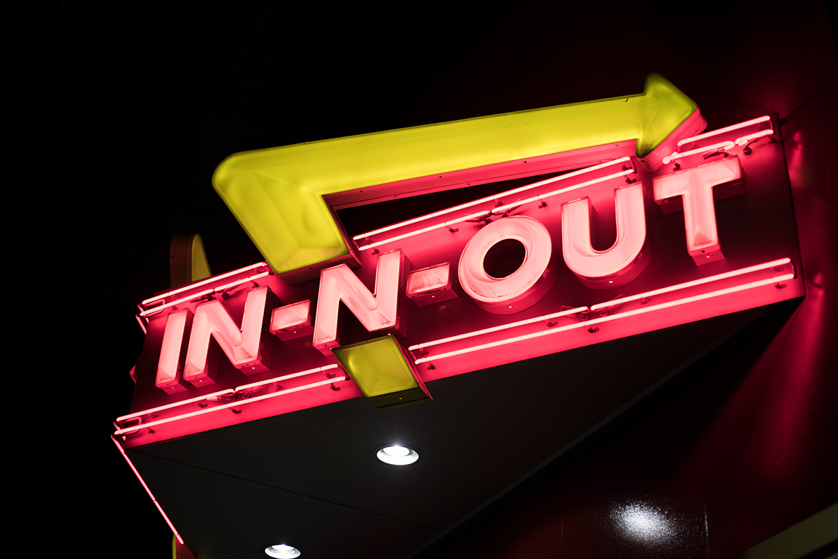 San,Francisco,,Ca:,February,14,,2018.in-n-out,Burger,Sign. in-n-out burger