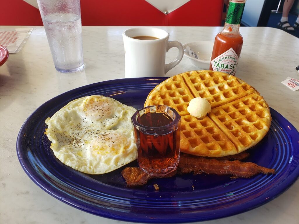 waffle breakfast