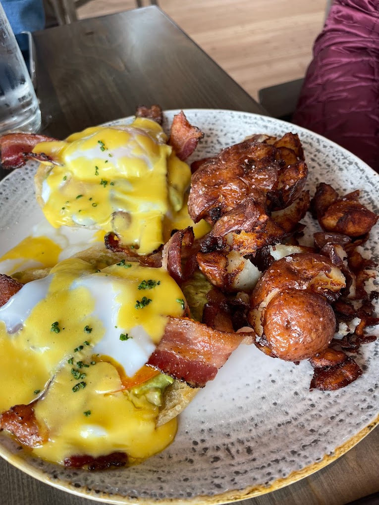 Delicious breakfast food.
