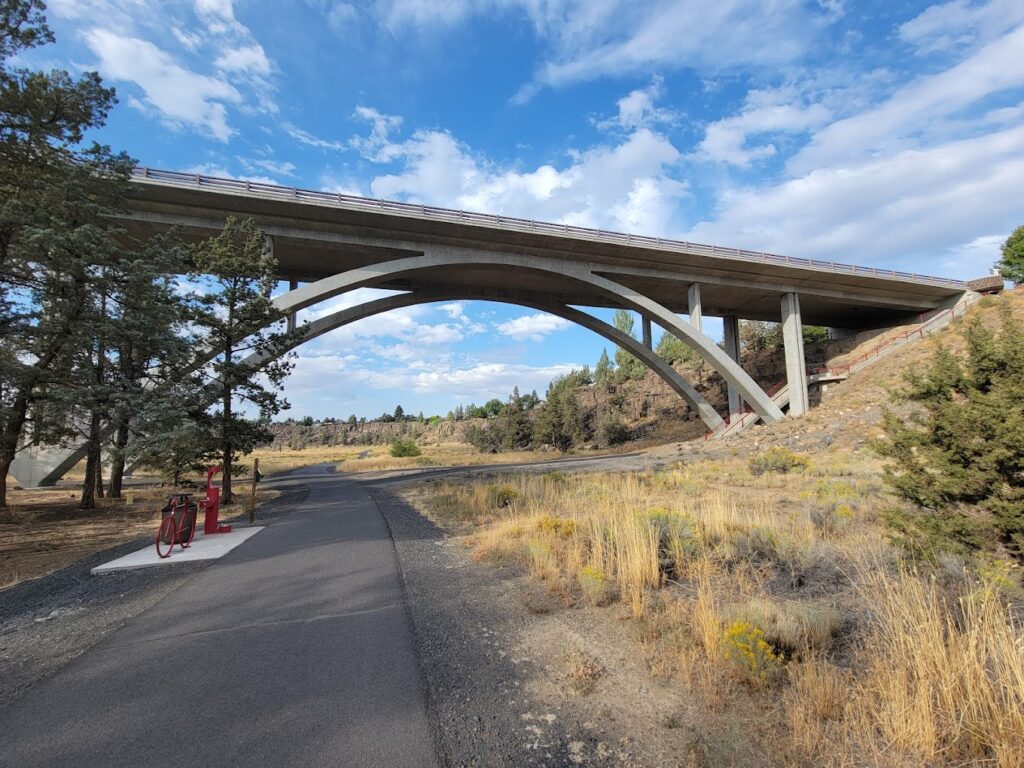 bridge from Dry Canyon Trail