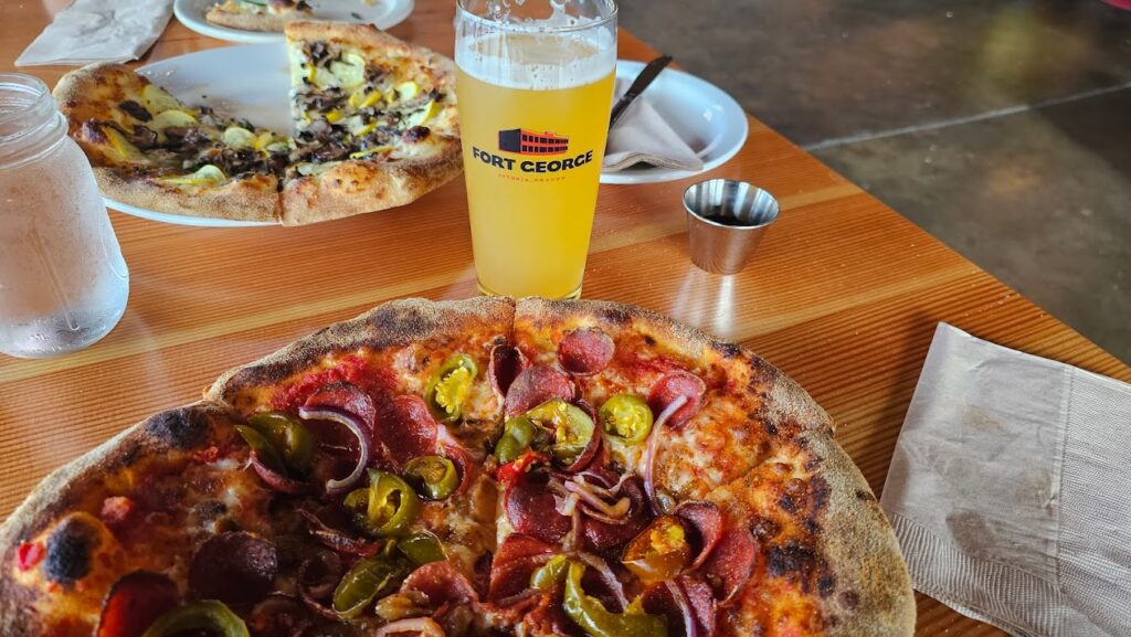 Pizza and beer