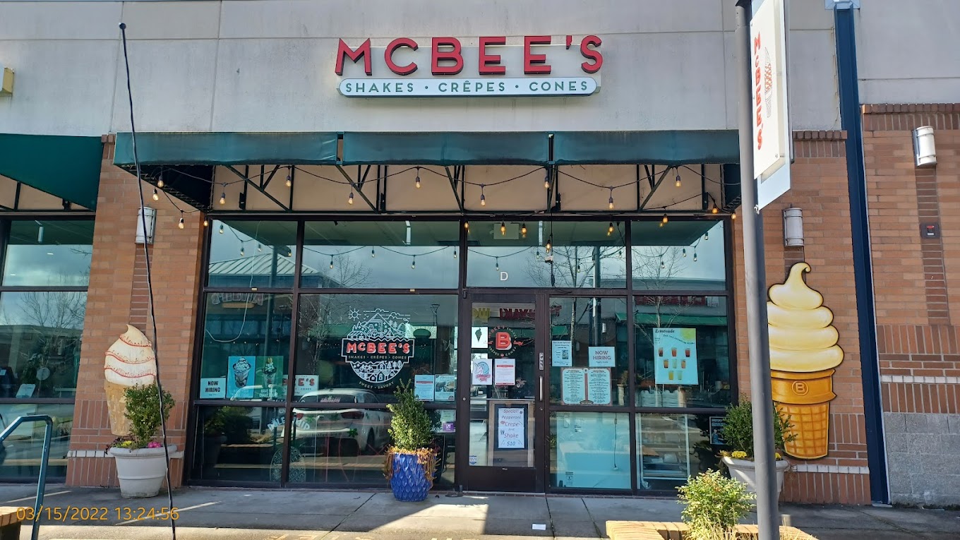 Photo by Yulily via Google Local.. The outside of McBee's.