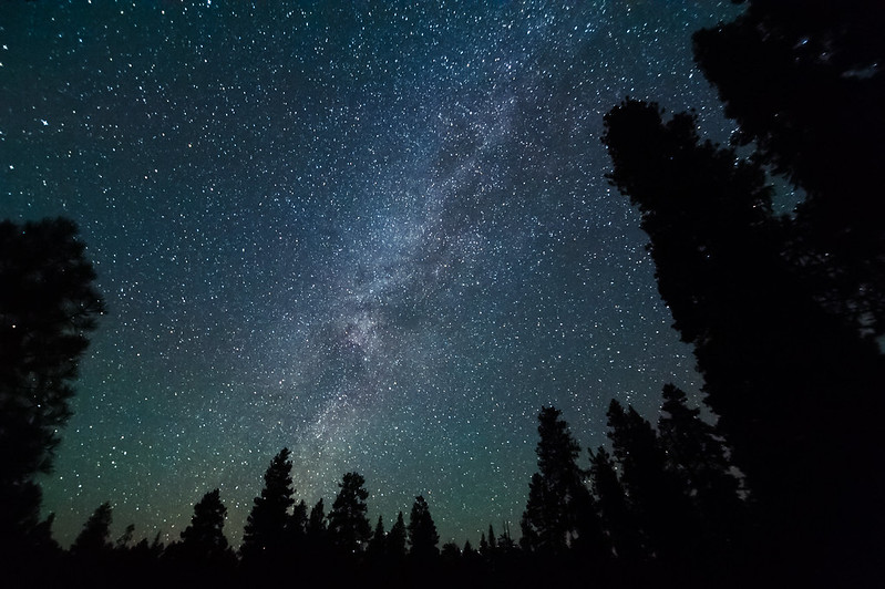 The Milky Way In The Night Sky. Photo by John Robin via Flickr CC2. The Milky Way In The Night Sky.