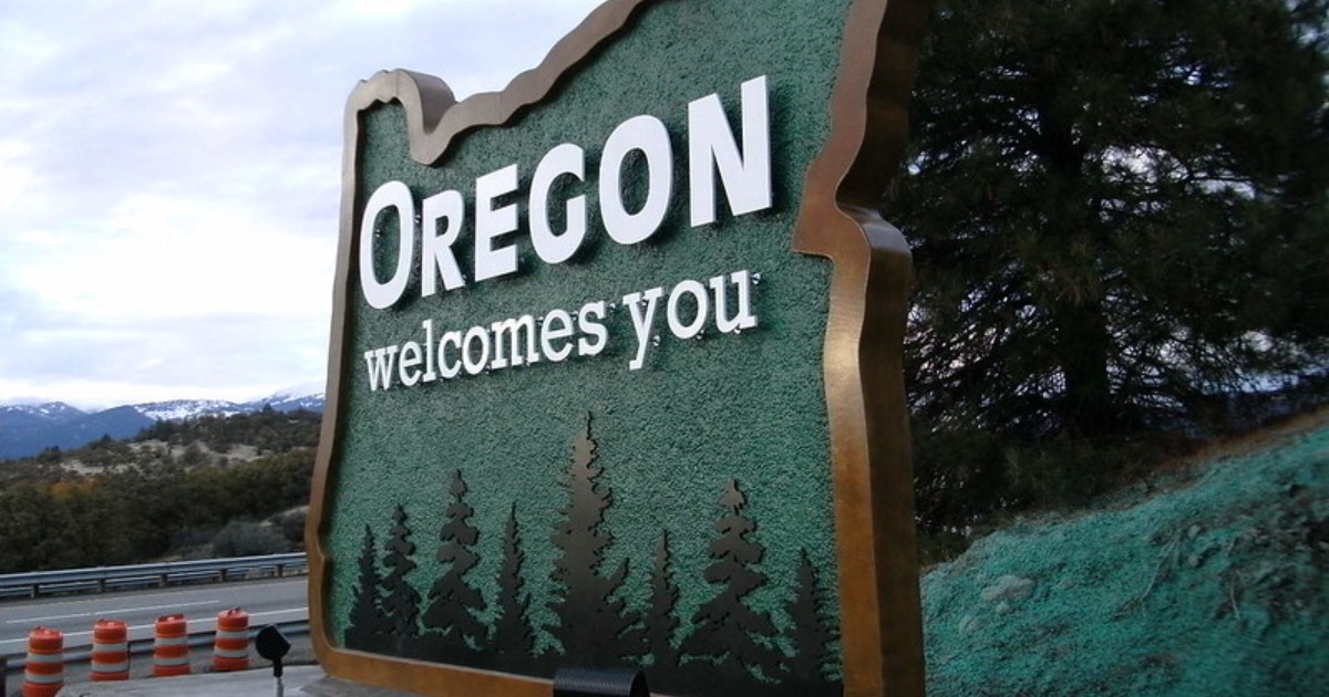 oregon oregon welcomes you sign