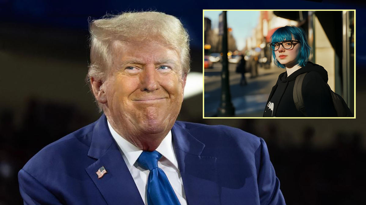 trump blue hair Donald Trump Blue Hair Ban
