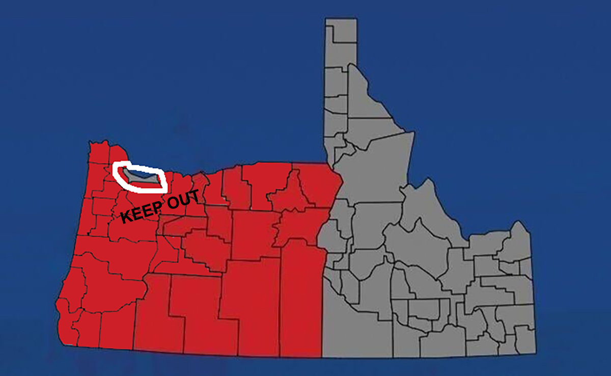 IDAHO WALL FUNNY