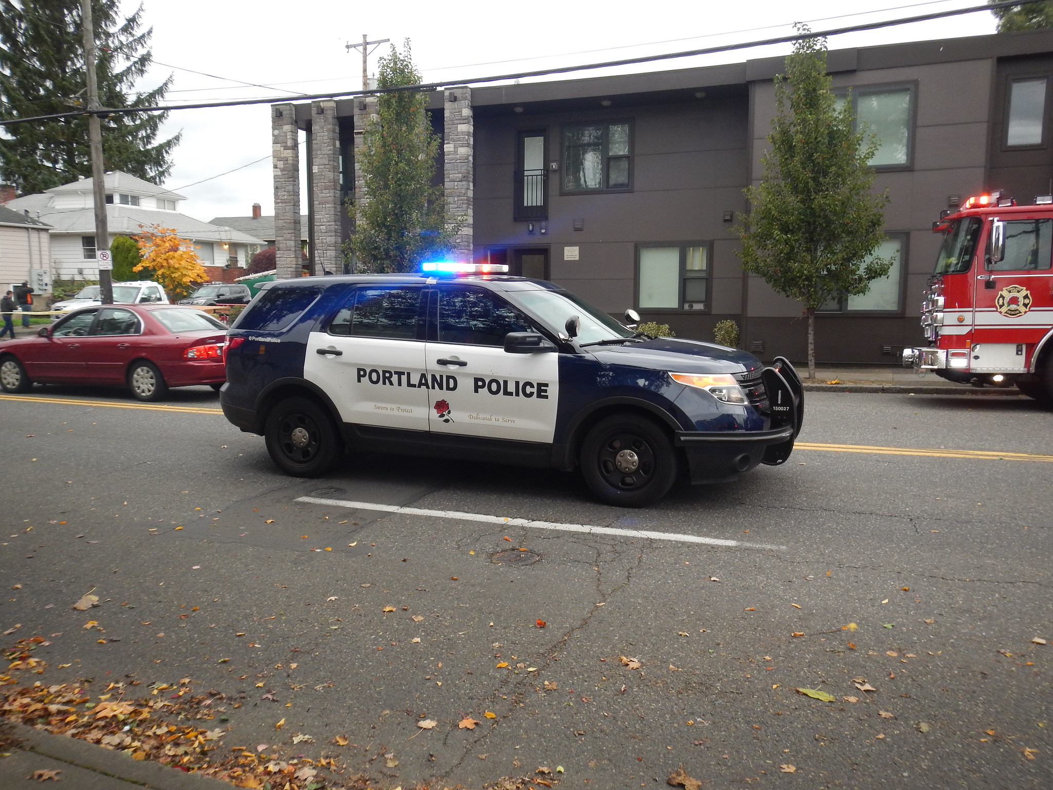 portland police A Portland Police SUV in Portland, Oregon